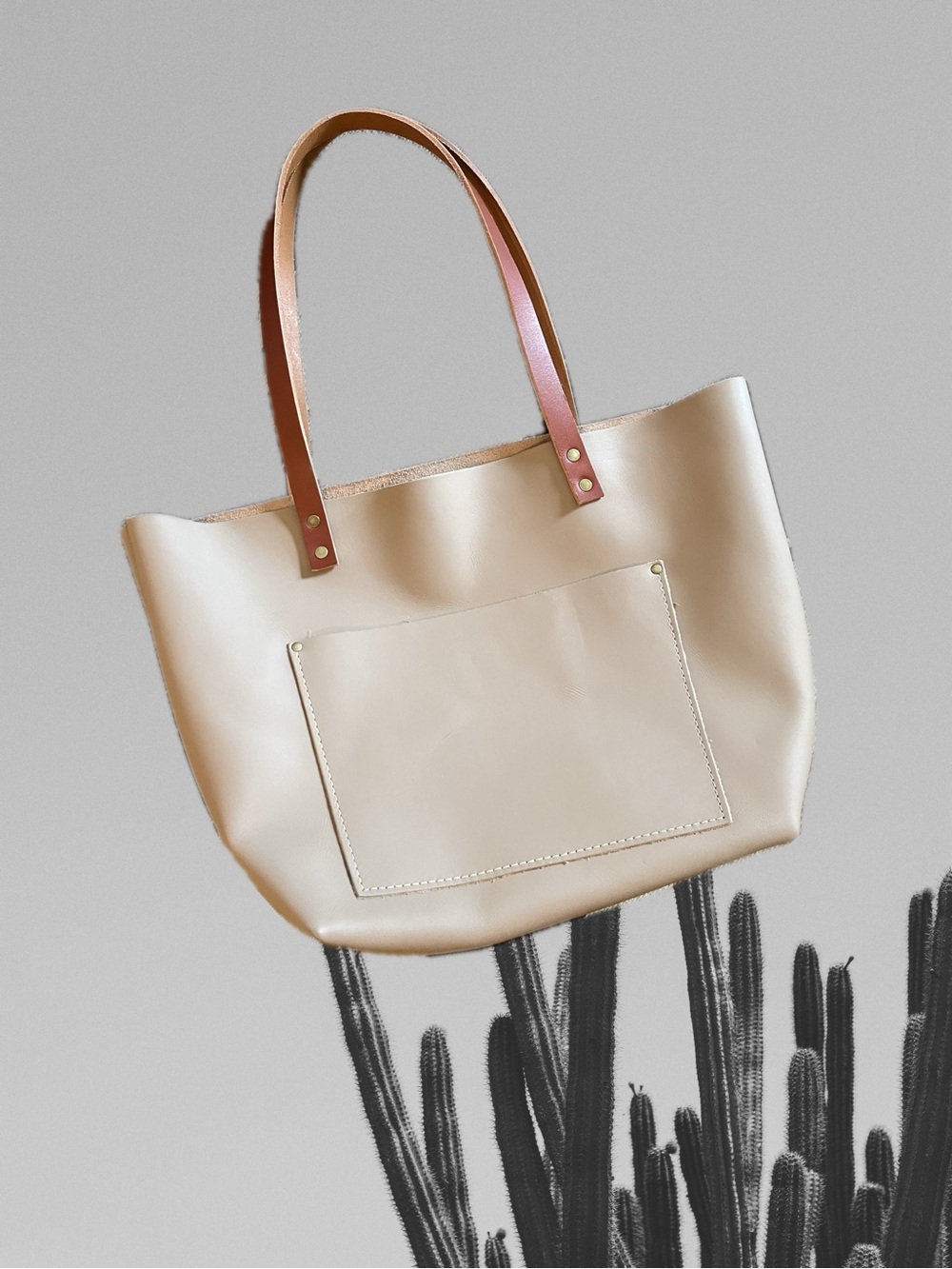 Large Portland Leather Goods tote